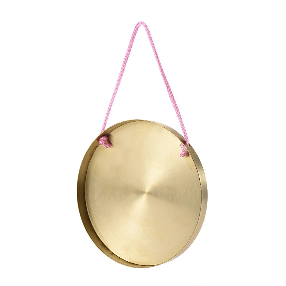 15 см ручной Гонг тарелки латунь медная Часовня Opera ударные инструменты с круглым