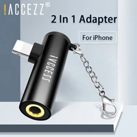 accezz 3 5mm jack for apple adapter for iphone x 8 7 plus xs xr 11 pro max ios 13 earphone listen charging aux splitter connect