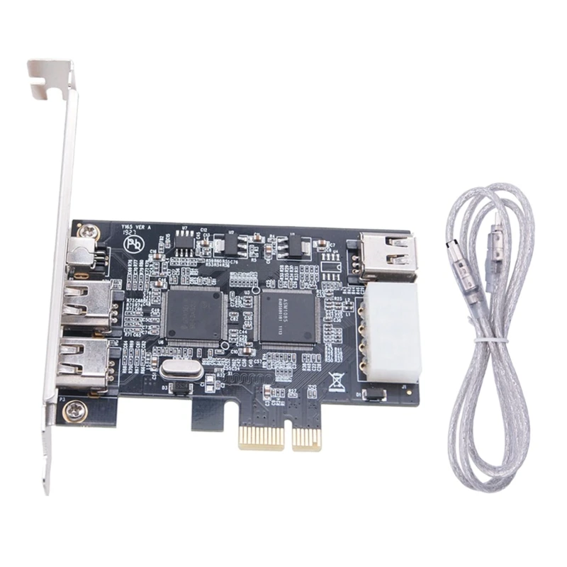 

Карта видеозахвата VT6308P Pcie Firewire 3x 1394A /+ 4Pin с высокой скоростью передачи и низким энергопотреблением