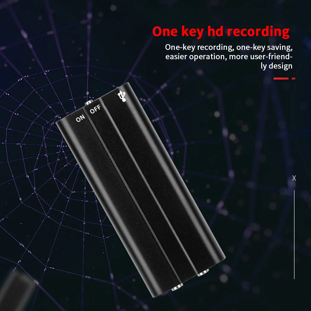 8 Гб мини аудио диктофон USB вспышка Профессиональный цифровой HD Запись Ручка Denoise