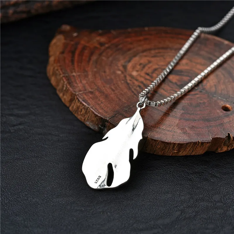 

Europe and America 2019 New Style 100% Silver 925 Necklace Wings Thai Silver Pendant Women's Necklace Fashion Jewelry