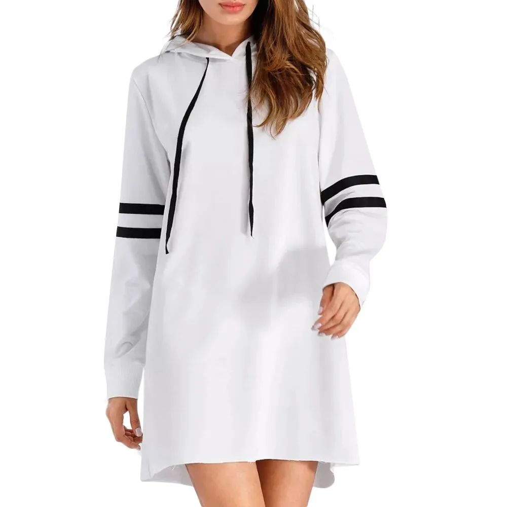 

clothes Women 2019 Long Sleeve hoodie dress Long Sweatshirt Jumper Pullover hoodies women Sport Casual sweatshirts