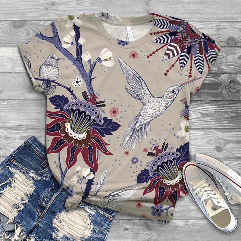 

Harajuku Women's T-shirt Large Size Small Size Original New Women's T-shirt Explosive Animal Pattern 2021 New