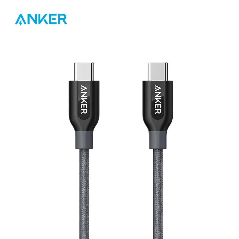 

Anker Powerline+ C to C 2.0 Cable High Durability,for USB Type-C Devices,MacBook,Matebook,iPad Pro 2018,Galaxy,Pixel,Nexus,etc