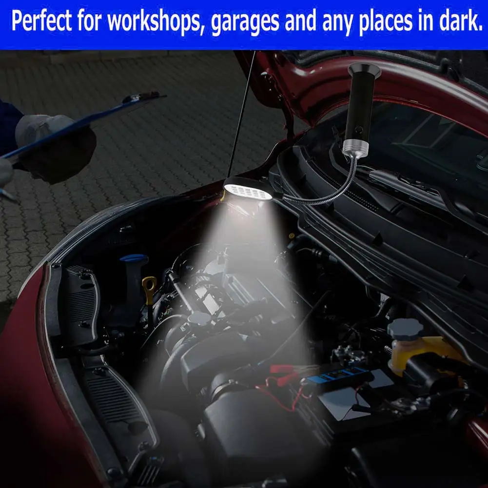 Светильник для барбекю гибкий 15 светодиодный с магнитом QW | Спорт и развлечения