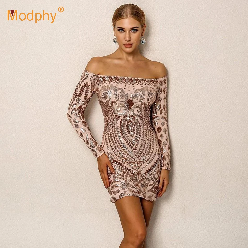 Белое черное зимнее сексуальное платье повязка с блестками длинным рукавом