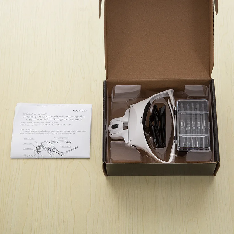 Увеличительное Стекло es светодиодный светильник фонаря ламповый патрон Лупа