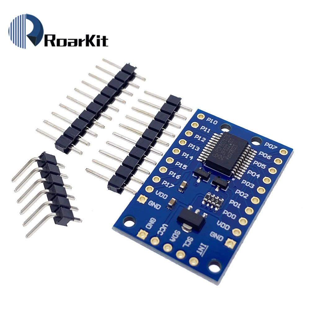 PCF8575 Module Expansion IO port Expander board DC 2.5-5.5V I2C communication control 16 ports For Arduino | Электронные