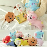 kpop bangtan boys plush toys decorative cartoon throw pillows for bedroom living room cute stuffed animals for kids home decor