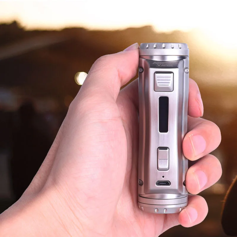Оригинальный Ehpro Cold Steel 100 MOD 120W TC бокс мод для электронных сигарет Vape ультратонкий