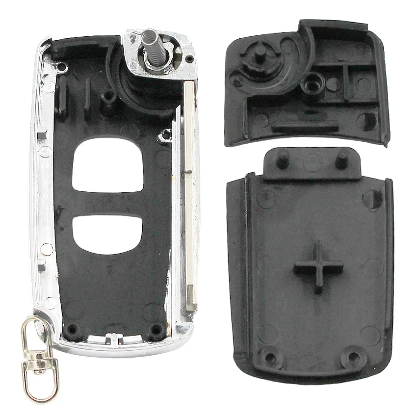 2 кнопки флип складной ключ оболочки чехол пустой Fob изменить для MAZDA 2 3 6 323 626