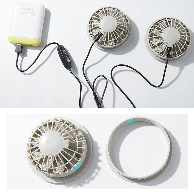 

Unisex Summer Sun Protection Clothing Coat with Fan Cooling Air-Conditioning Outdoor Sports Coat TC21