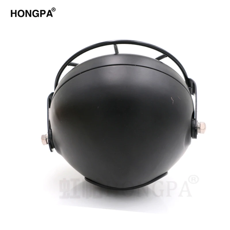 Мотоциклетные желтые линзы 12 в Hi/Low Bean лампа передняя фара + металлическая Ретро