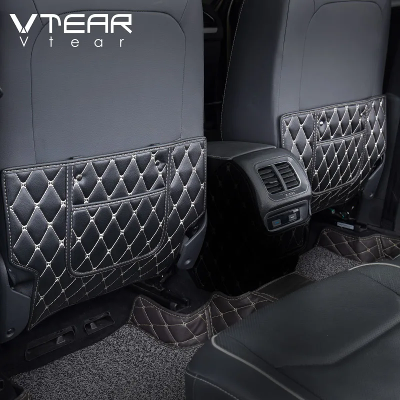 For VW Tiguan MK2 accessories Car seat back Anti kick mat Interior protection Clean Mat Car Anti-dirty Pad Auto products