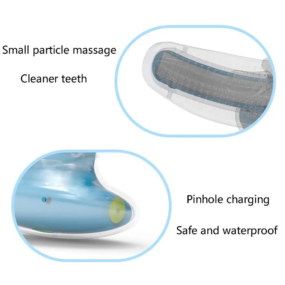 360 ° автоматический ультразвуковой электрический зубная щетка U Тип зуб