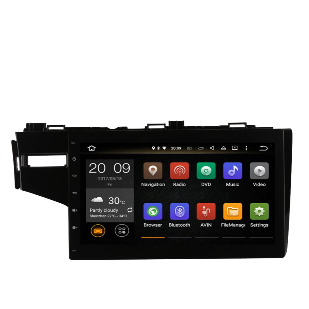 Автомобильный GPS-навигатор Android 10 0 для Honda HONDA FIT/JAZZ Left Driving 2014-2022 Восьмиядерный
