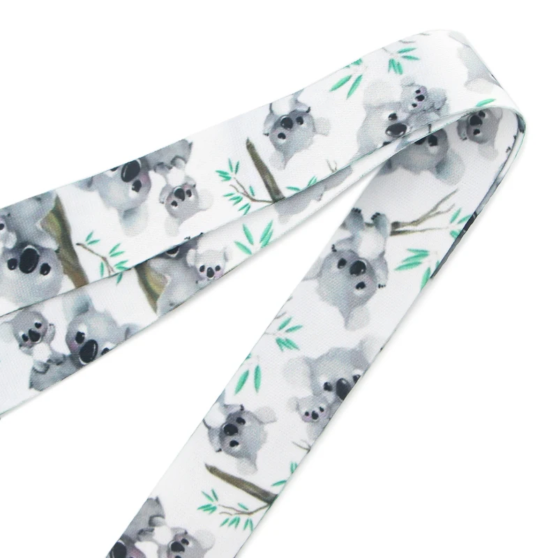 Милые ремешки для шеи CA1057 Koala идентификационных ключей сделай сам подвесные