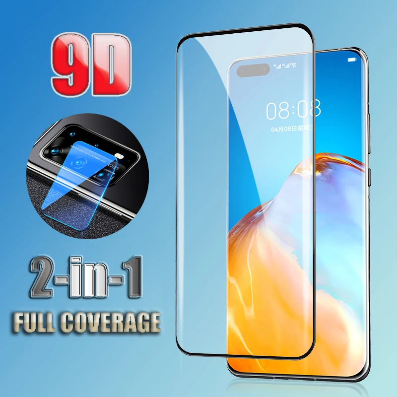 2 в 1 Защитная пленка для экрана Huawei P40 Pro усиленная Lite автоматическая
