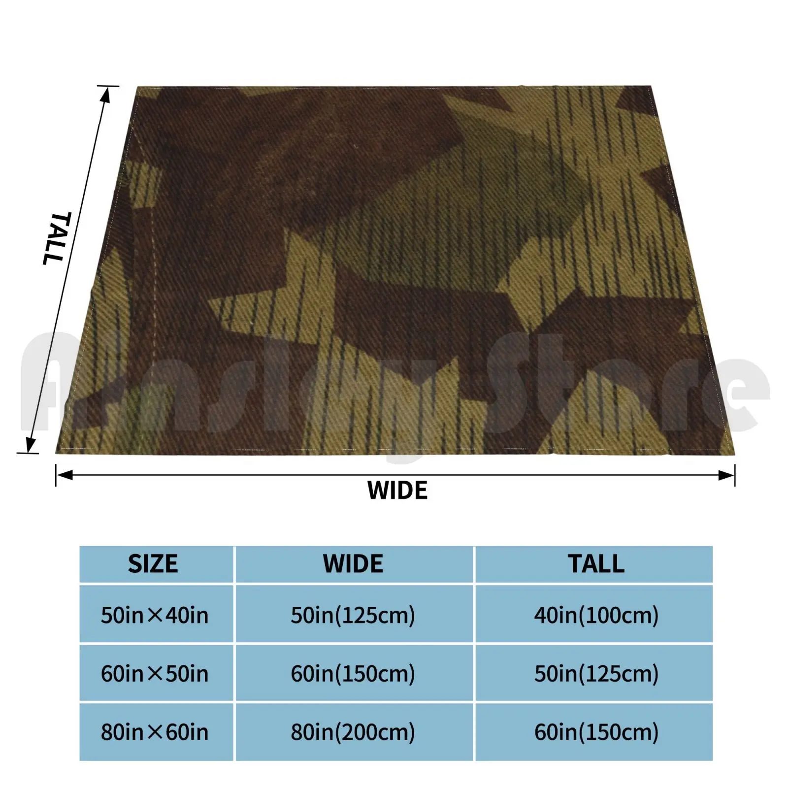 Splittertarn B люфтвафф Камуфляжный немецкий Ww2 одеяло для дивана кровати путешествия