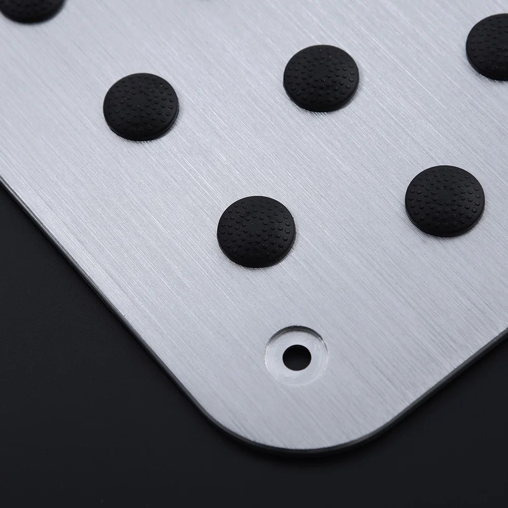 30*20 см внутренний напольный коврик для автомобиля ножных педалей алюминиевый