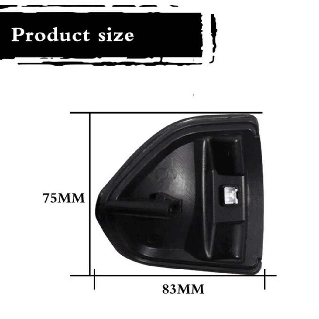 

LED Side Mirror Signal Lights 3000K Accessories Left and right Clear Lens Amber Yellow
