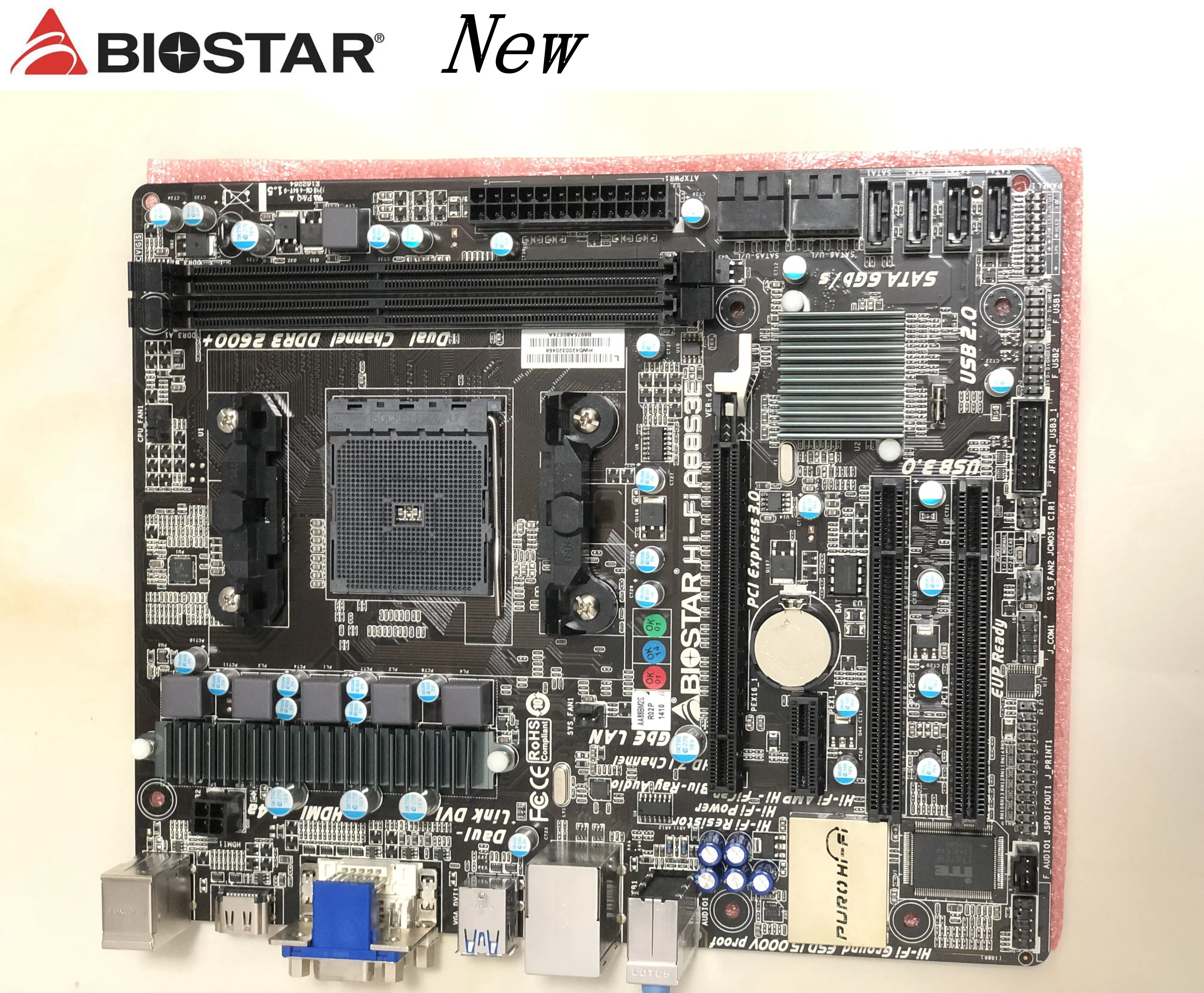 

used motherboard for Biostar Hi-Fi A88S3E FM2+ FM2+ DDR3 A88 desktop motherboard mainboard