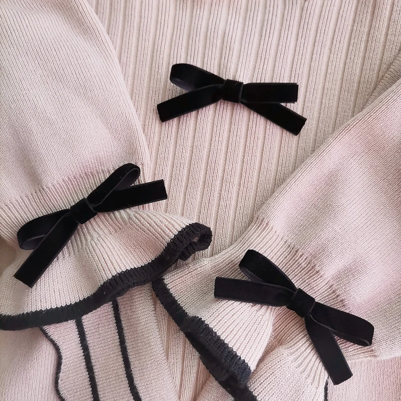 Новая односторонняя Вельветовая лента из полиэстера 6 38 мм без эластичной