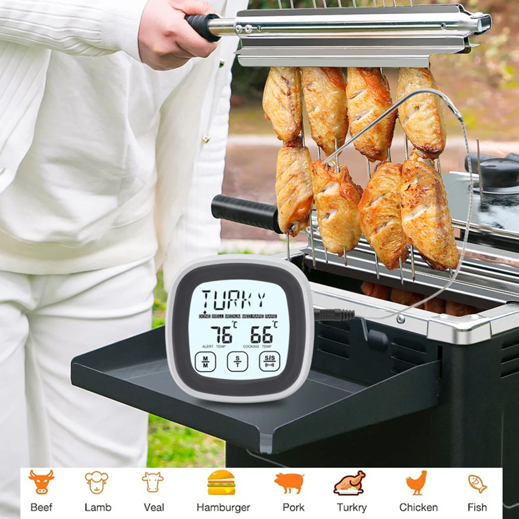 

-20C To 300C LCD Thermometer Kitchen Thermometer Meat Food Temperature