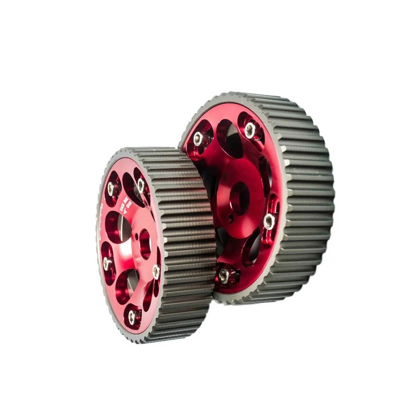 Hypertune ( 1 пара) Регулируемый Алюминиевый шкив Cam Gear для Toyota 1JZ 2JZ DOHC Красный