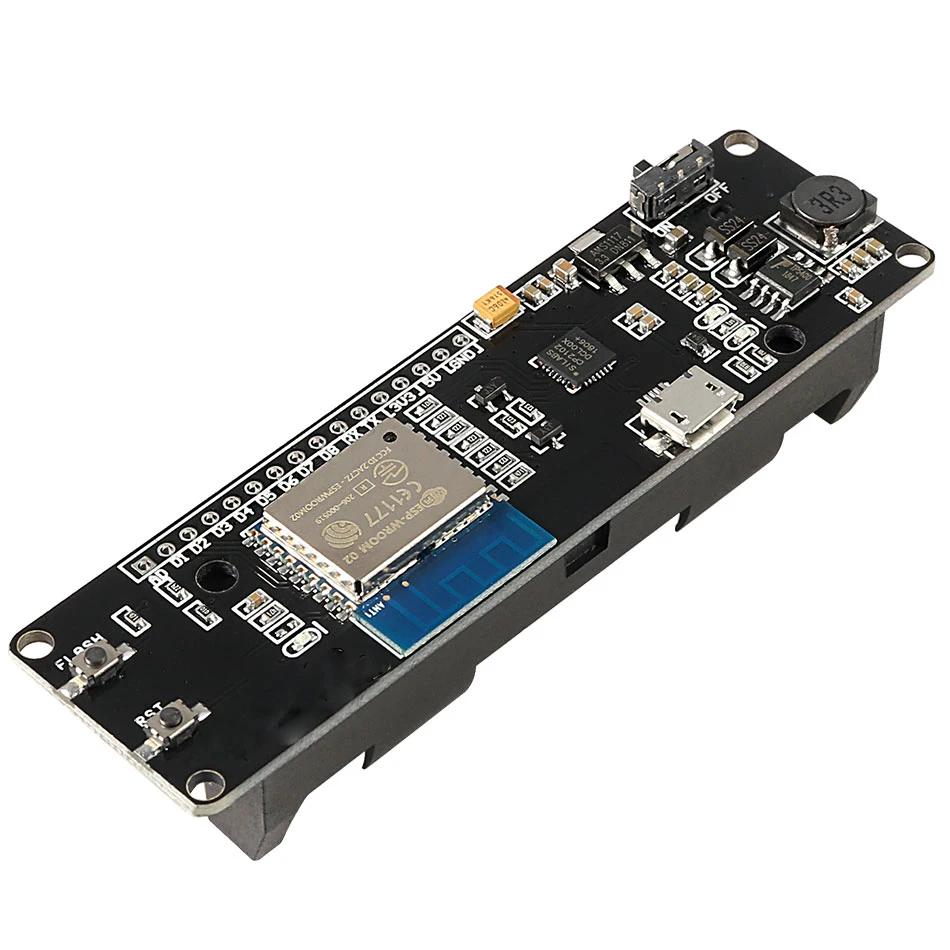 Для Wemos D1 Mini WiFi модуль ESP WROOM 02 материнская плата Встроенная ESP8266 с 18650 слотом