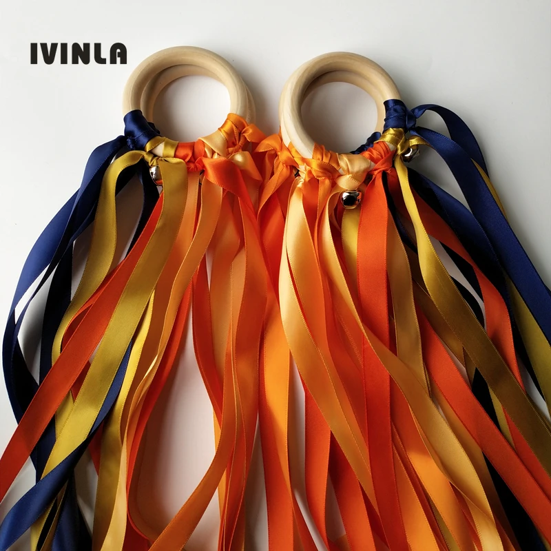 Новинка 20 шт./лот оранжевое деревянное кольцо искусственный змей игрушка