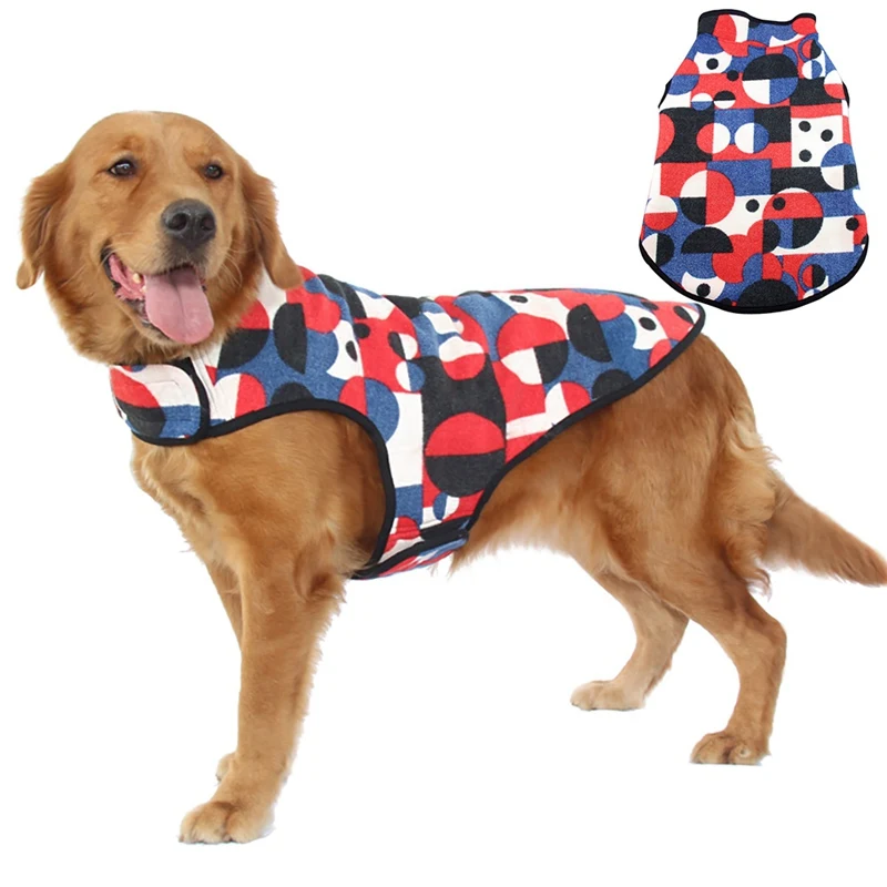 

Зимнее пальто для домашних питомцев, одежда для собак, зимняя теплая одежда для больших собак, рождественское пальто для больших собак, зимн...