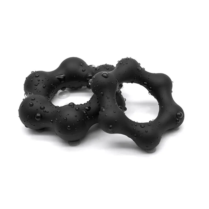 Penis Ring Set for Couples Sex Cock Toy Men with Premium Silicone Erection Dropship | Красота и здоровье