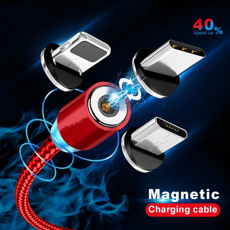 Магнитный кабель K·STUCNE Micro USB type C Lightning 1м | Мобильные телефоны и аксессуары