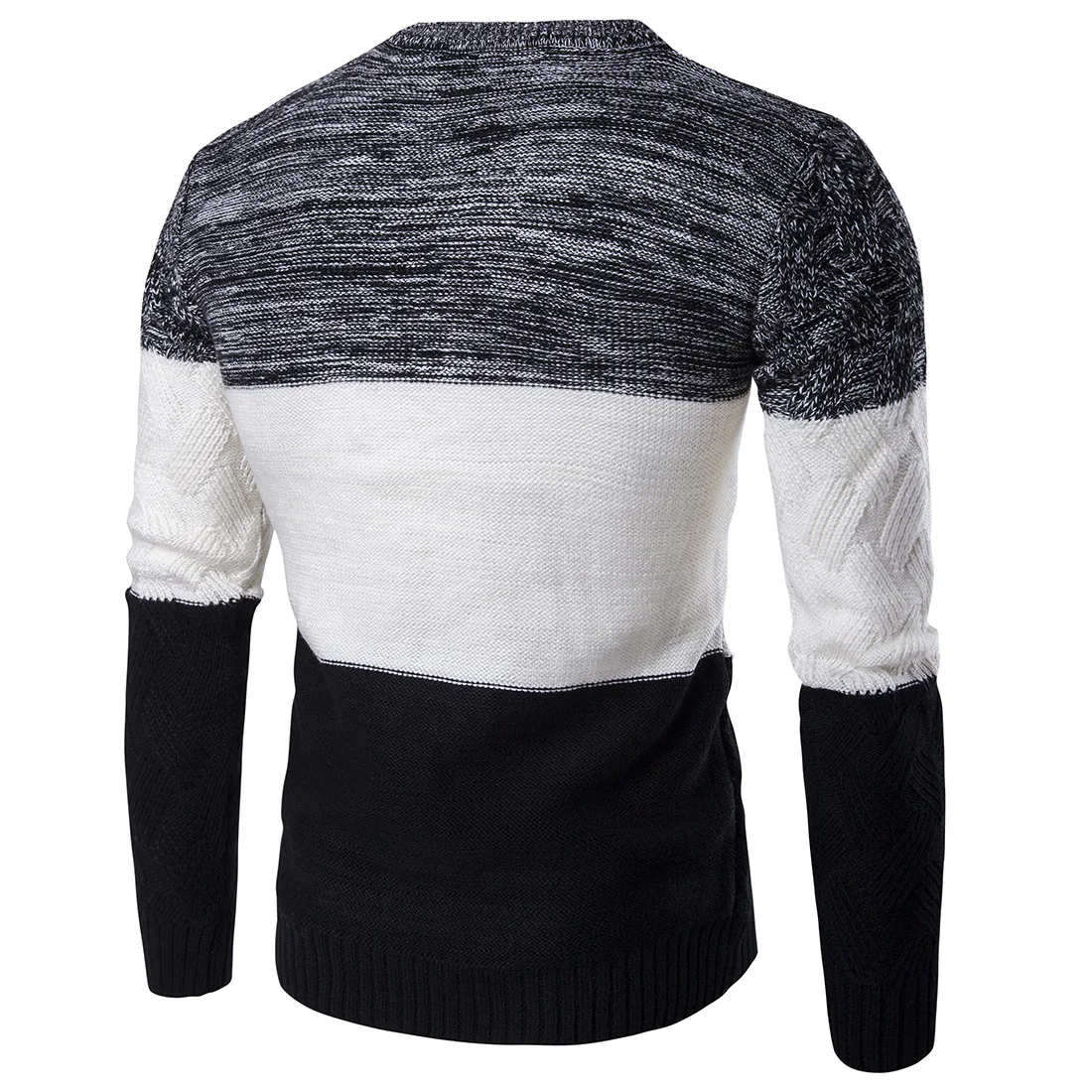 

Casual Sweater Men Slim Fit Knitwear Outwear Warm Winter Sweaters