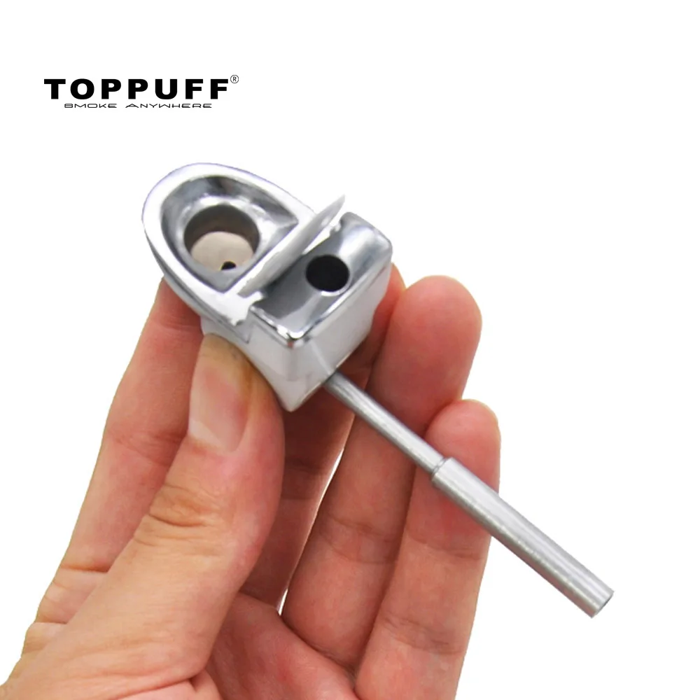 

Металлическая трубка для табака, 95 мм, с металлической чашей