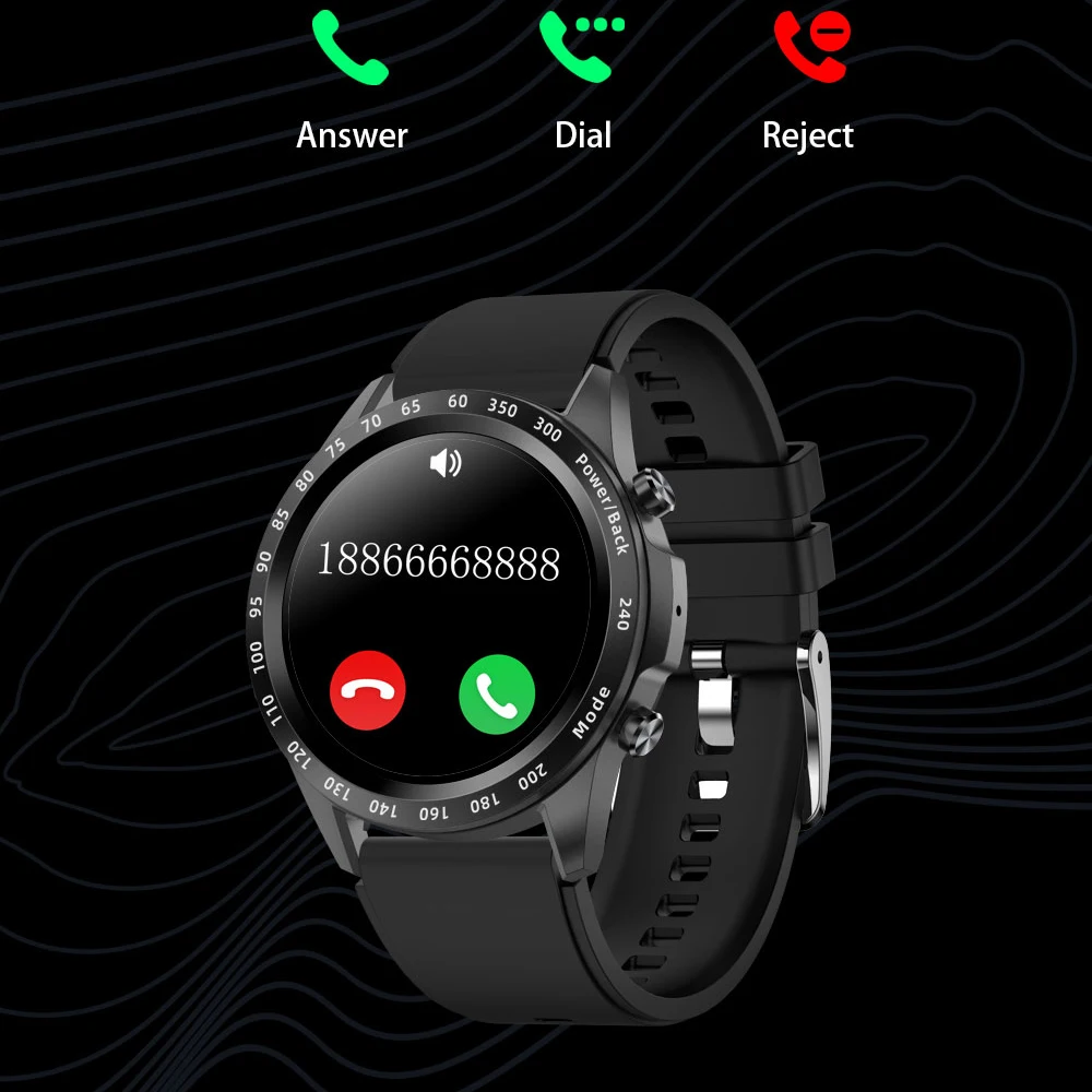 Умные часы SENBONO MAX3 2021 Новый Bluetooth наручные Смарт-часы для мужчин полный сенсорный