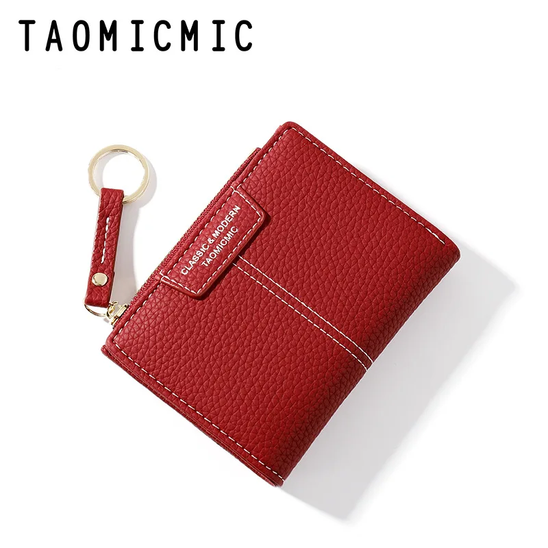 

Lanyard Zipper Wallet Women Card Coin Luxury Minimalist PU Wallet Women Aesthetic Folding Carteira Feminina Purses DE60NQB