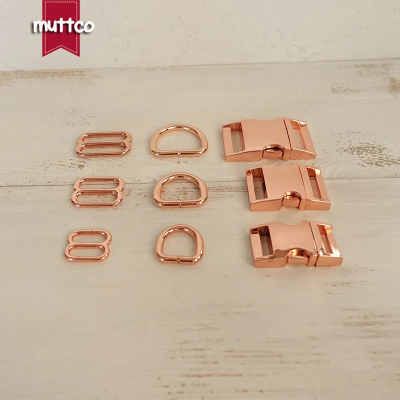 (metal buckle+adjust buckle+D ring) Environmental plated metal buckle Zinc Alloy 15 20 25mm diy dog collars accessory 3 colours | Дом и сад