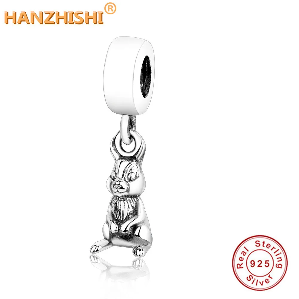 

Fit Original Europe Charms Bracelet Authentic 100% 925 Sterling Silver Animal Mouse Pendant Beads Charms Women DIY Jewelry Gift