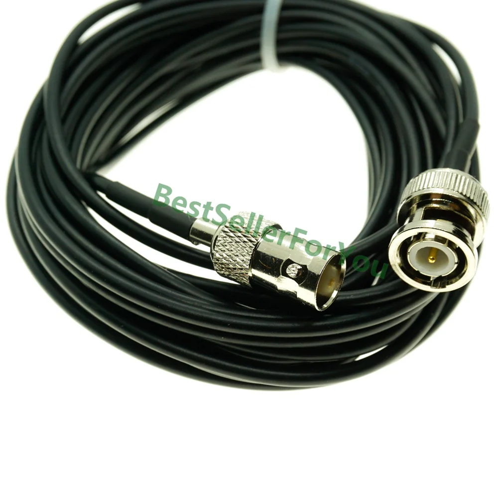 

Antenna Extension Cable BNC Male to BNC Female CCTV Coaxial Connector RF RG174