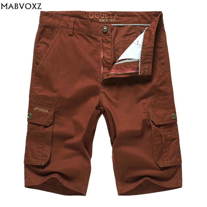 Шорты мужские с карманами дышащие спортивные из 100% хлопка для скалолазания и