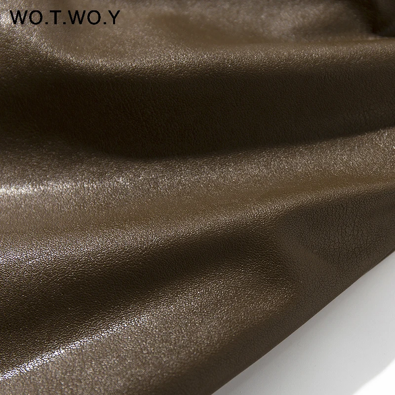 Женская офисная юбка WOTWOY формальная плиссированная до середины икры с бантом