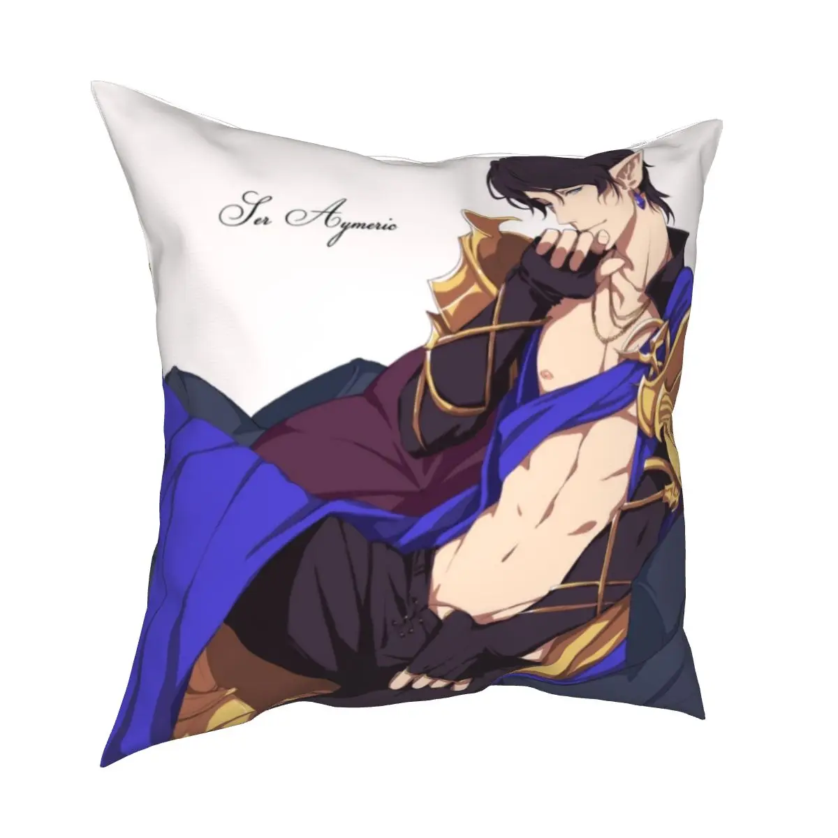 

Ser Aymeric Final Fantasy Pillowcase Printed Polyester Cushion Cover Gift Throw Pillow Case Cover Home Drop Shipping 40*40cm