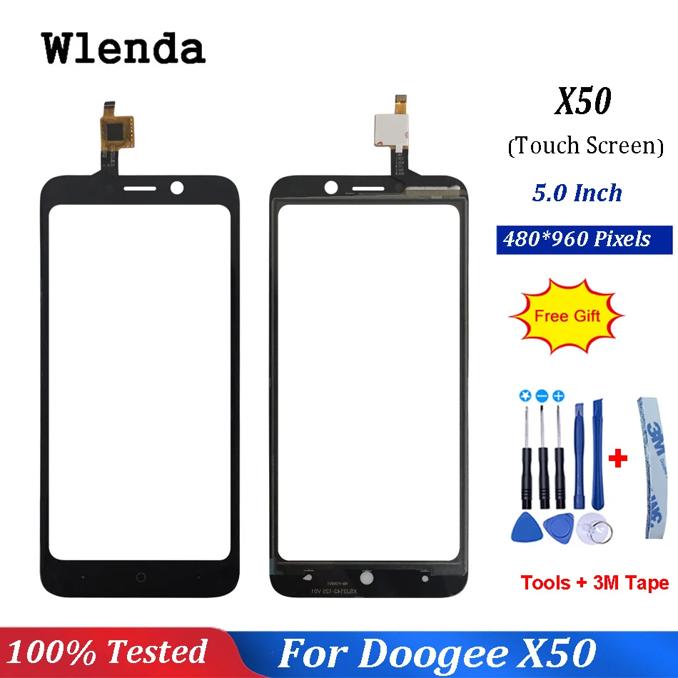 Сенсорный экран 5 0 дюйма Для Doogee X50 сенсорный x50L дигитайзер стеклянная панель в