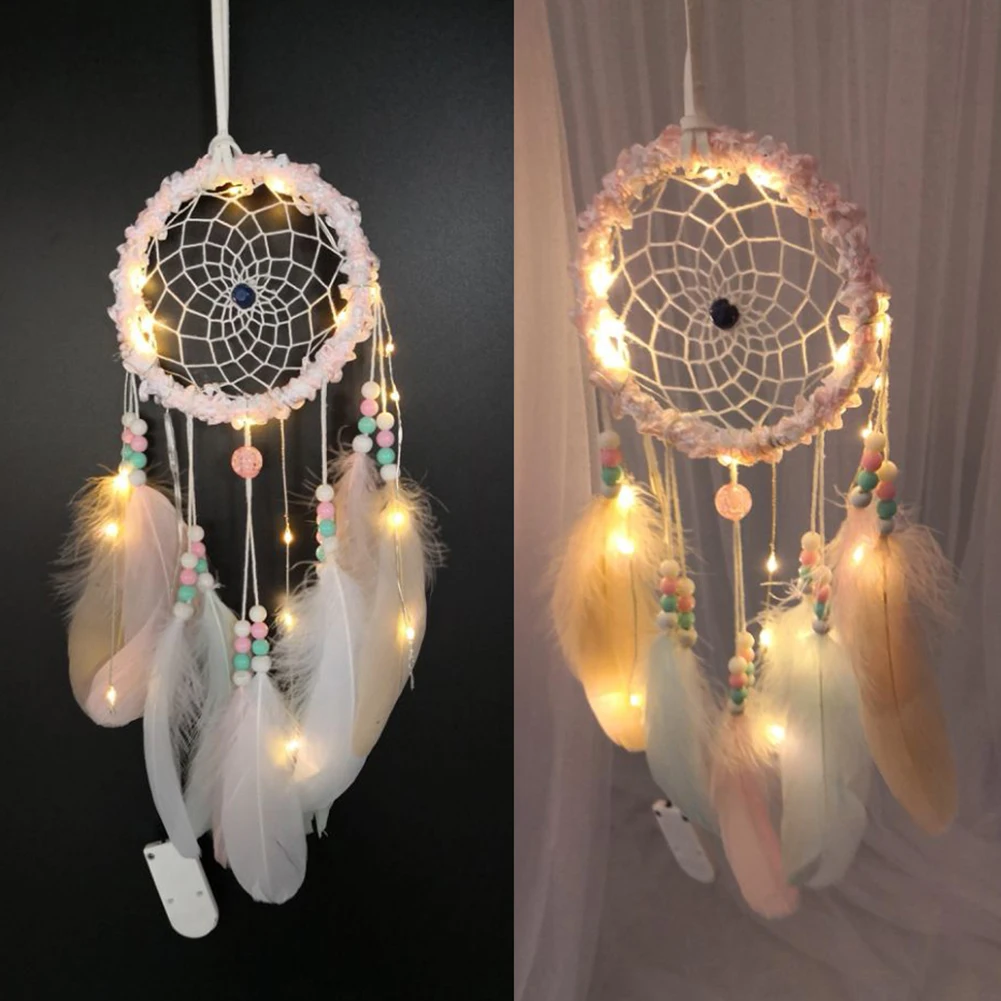 

Handmade Dream Catcher Wind Chimes Home Hanging Craft Gift Dreamcatcher Ornament Car Hanging Bedroom Decoration Atrapasuenos