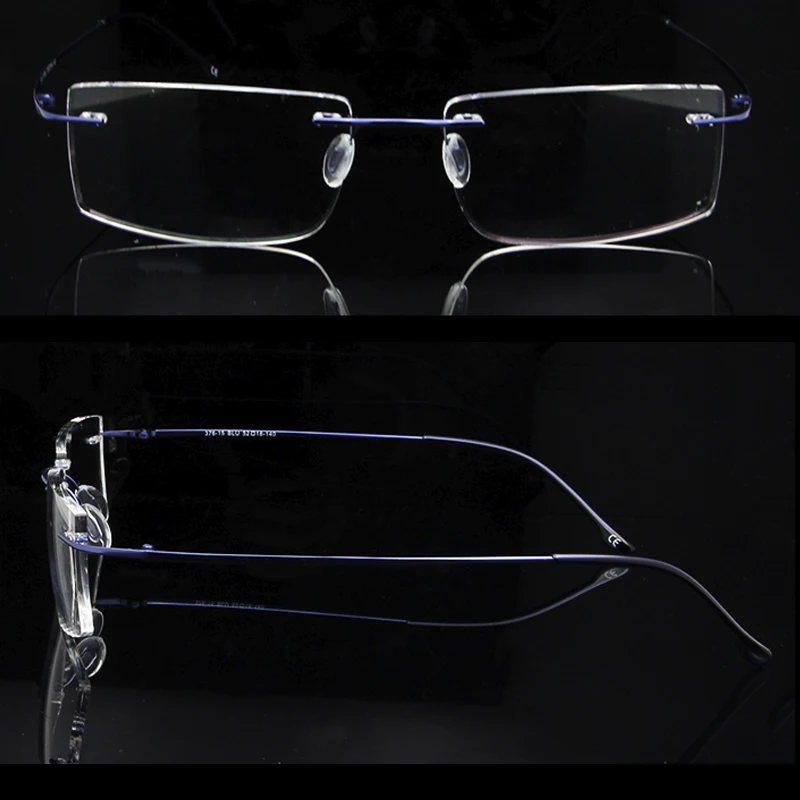 ESNBIE компьютер без оправы Титан очки в оправе для мужчин памяти очков 7 цветов