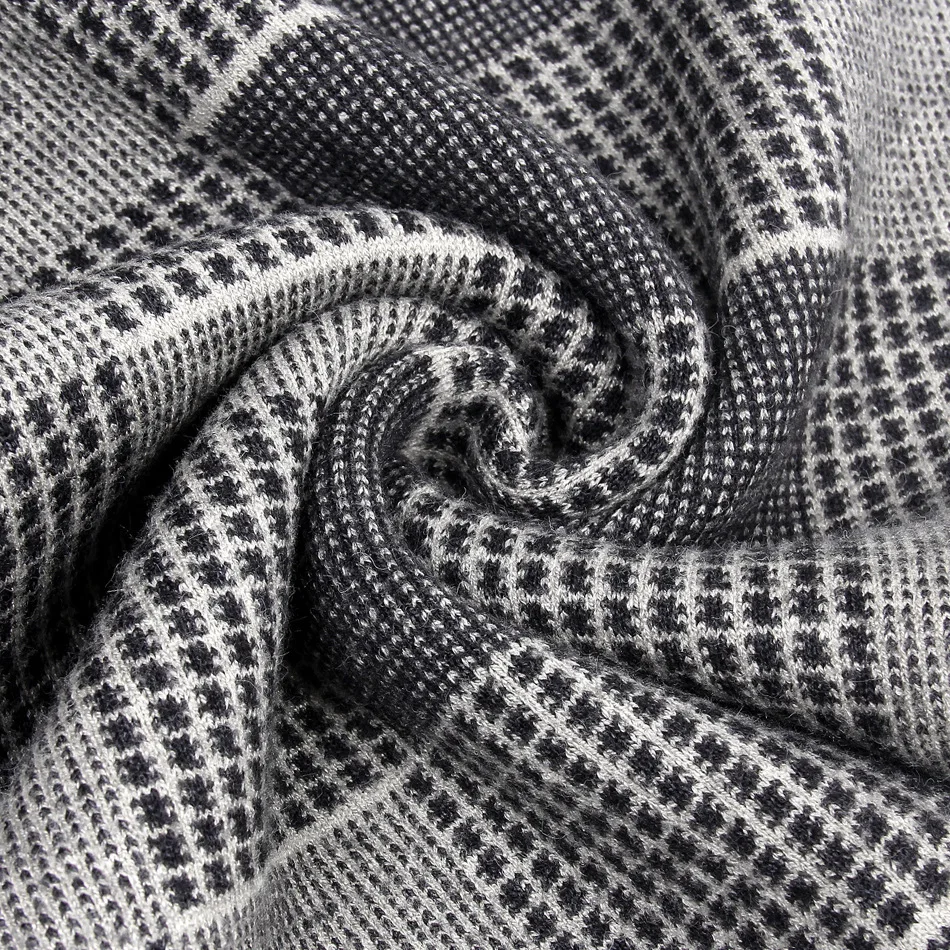 Сезон Plover решетки цвет блок папа утолщение мужской шарф имитировать кашемир