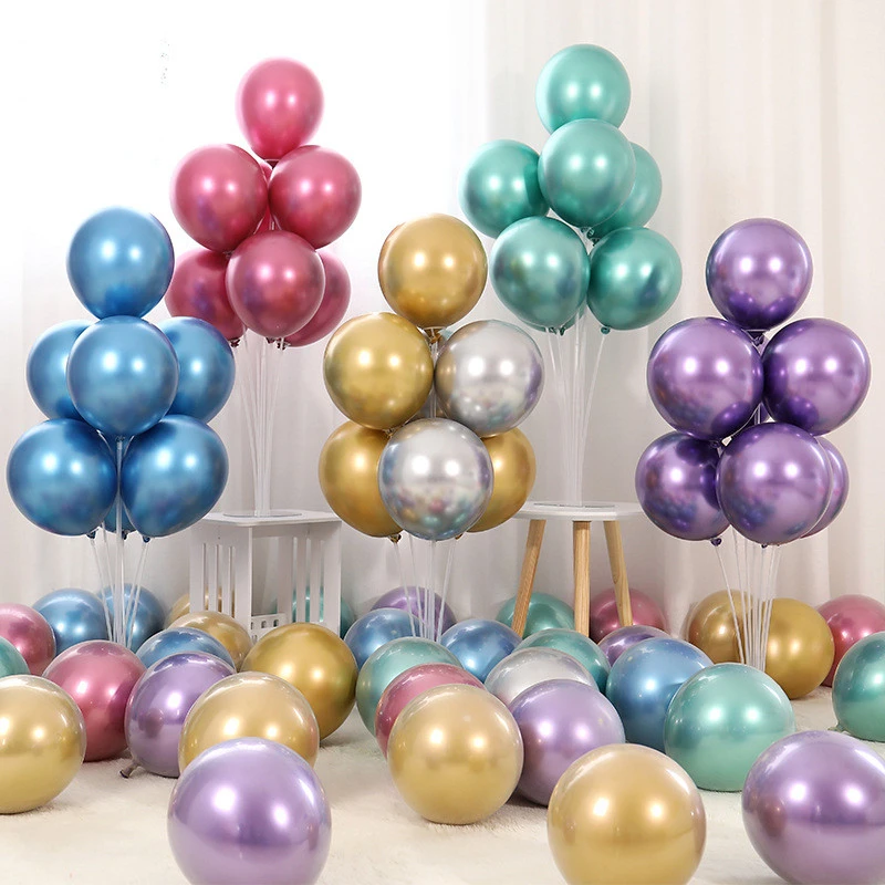 10 шт./компл. хром Globos дюймов 2 5 г латексные воздушные шары для гелия качество