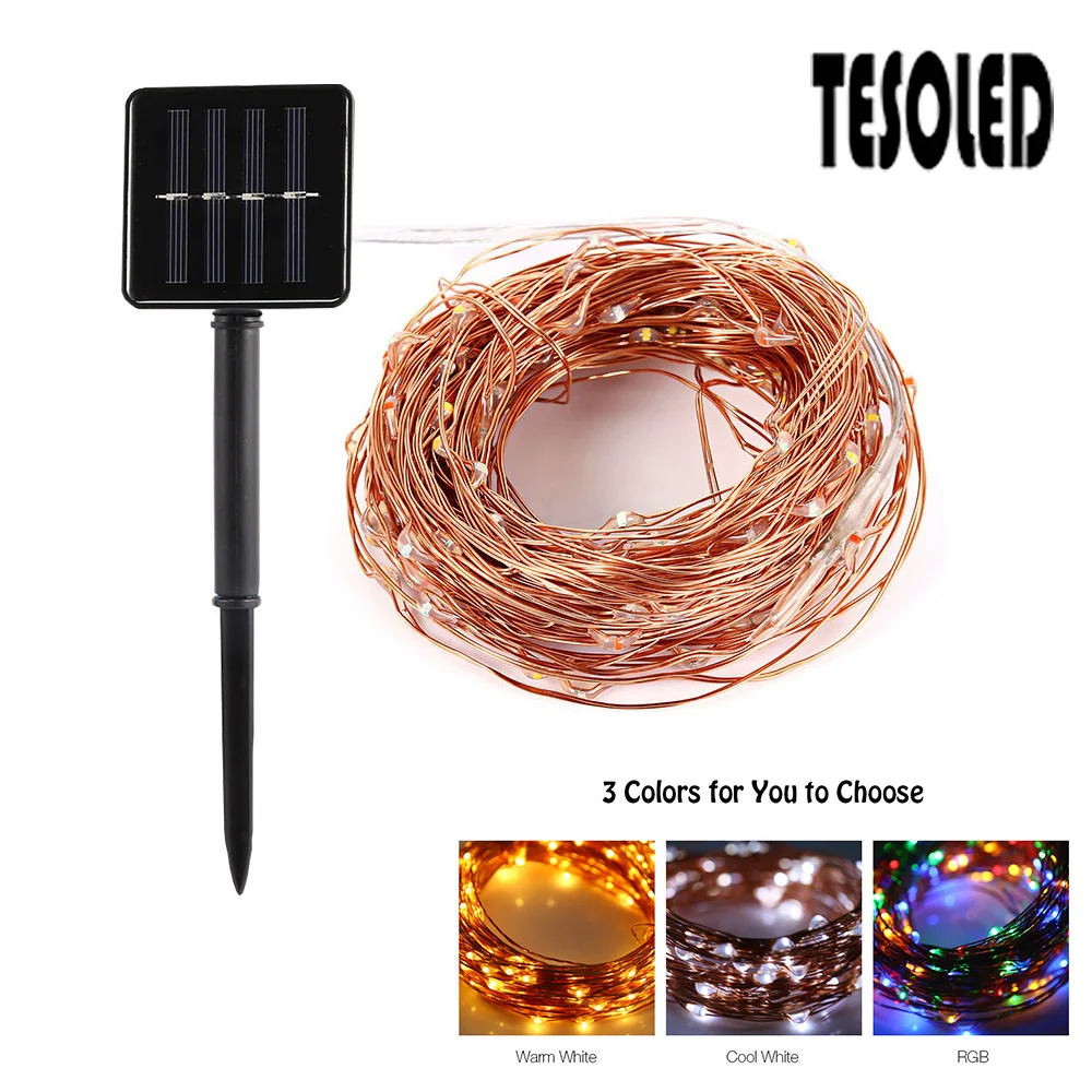 Светодиодная световая панель Солнечная водонепроницаемая цветная светодиодная